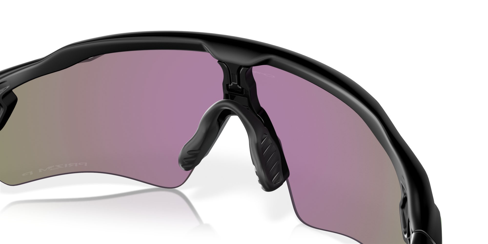 Occhiali da sole Oakley Radar EV Path OO 9208 (9208F0) colore nero opaco forma mask lenti prizm jade polarized