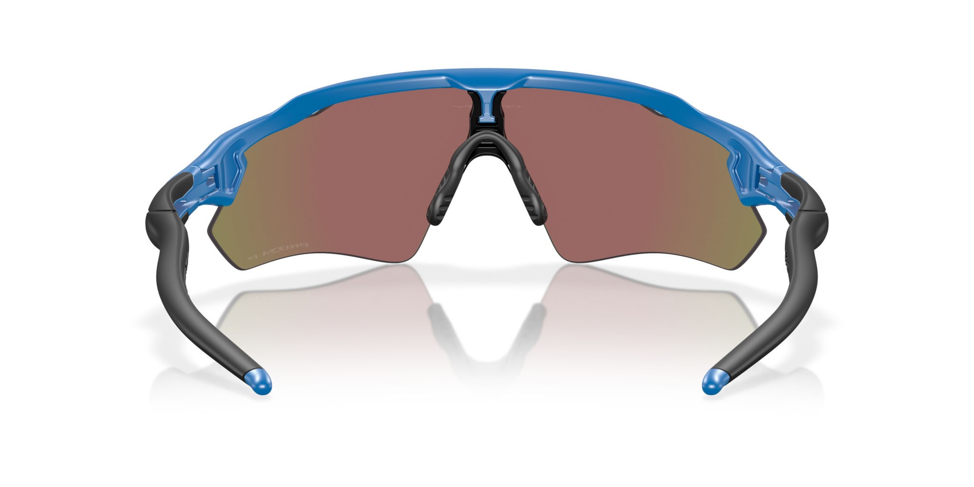 Occhiali da sole Oakley Radar EV Path OO 9208 (9208F1) colore zaffiro opaco forma mask lenti prizm sapphire polarized