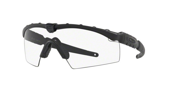 Sunglasses Oakley Ballistic m frame 2.0 OO 9213 (921304) color matte black shape rectangle lenses clear