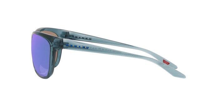 Occhiali da sole Oakley Pasque OO 9222 (922202) colore crystal black forma aviator lenti prizm sapphire polarized