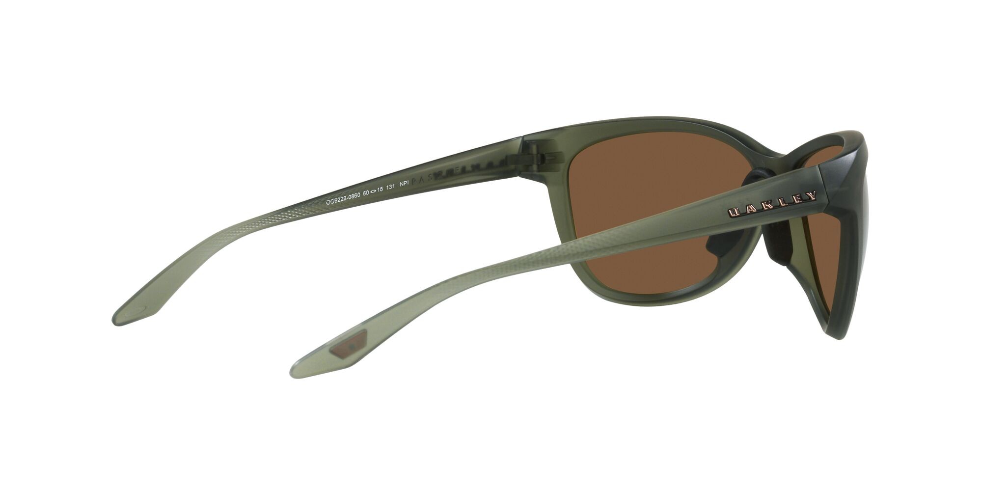 Sonnenbrillen Oakley Pasque OO 9222 (922208) farbe olive ink opaco form oval gläser prizm bronze