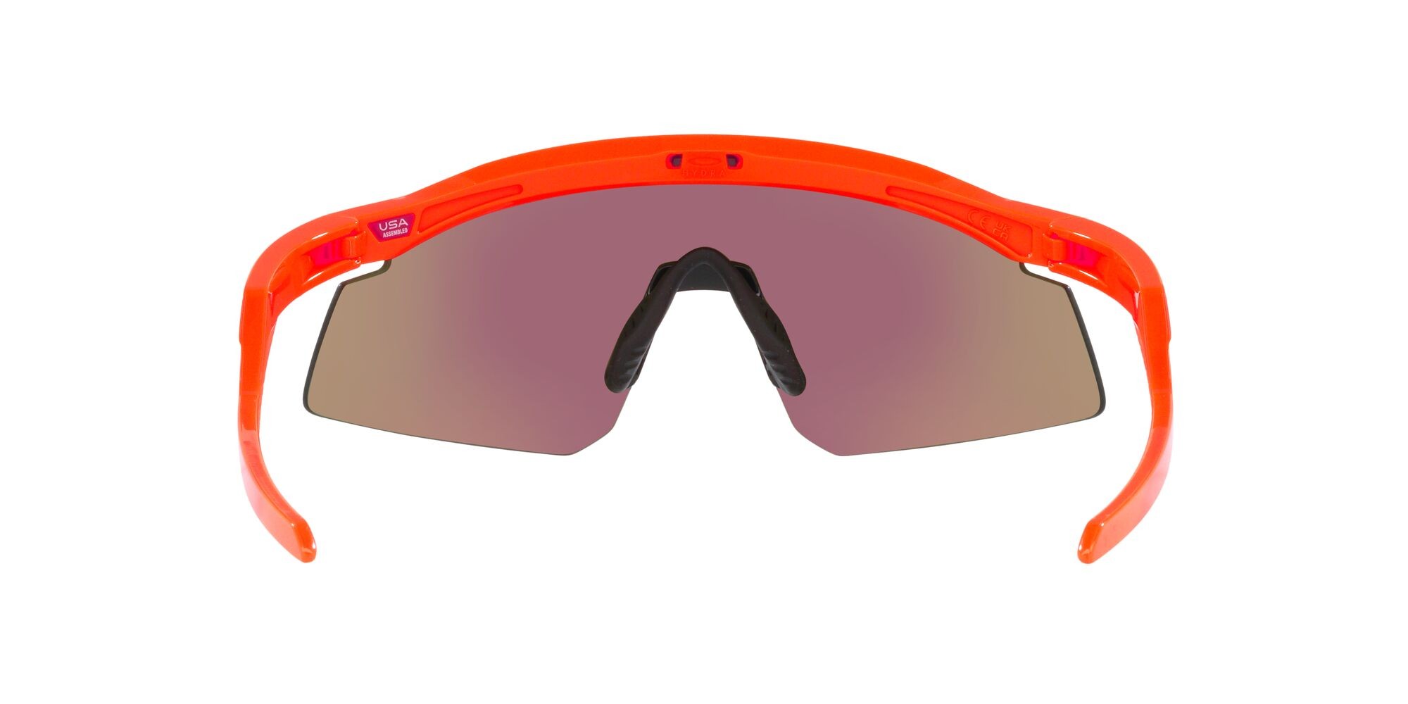 Sonnenbrillen Oakley Hydra OO 9229 (922906) farbe arancione neon form maske gläser prizm sapphire