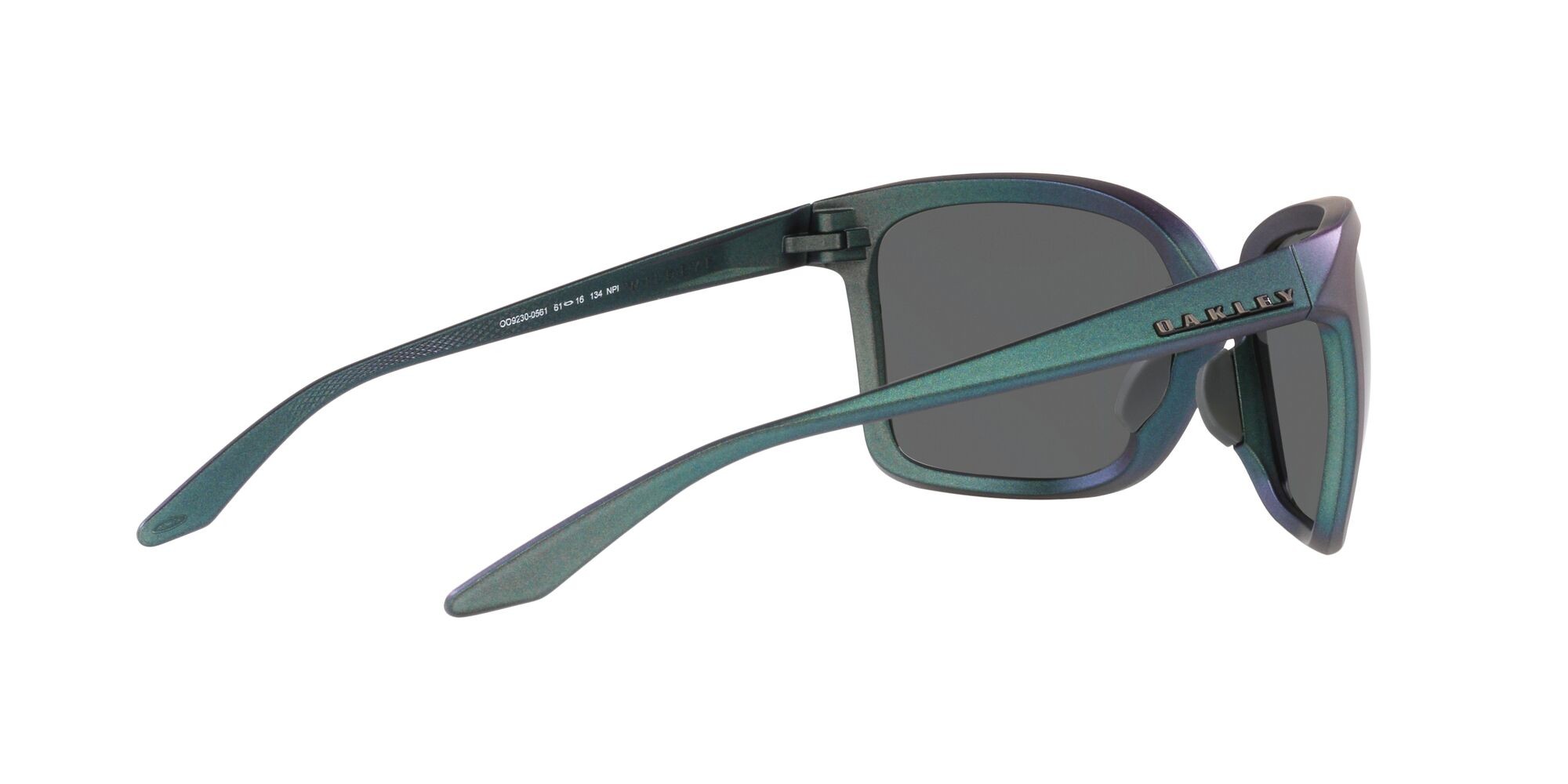 Sonnenbrillen Oakley Wildrye OO 9230 (923005) farbe matte silver/blue colorshift form quadratisch gläser prizm black polarized