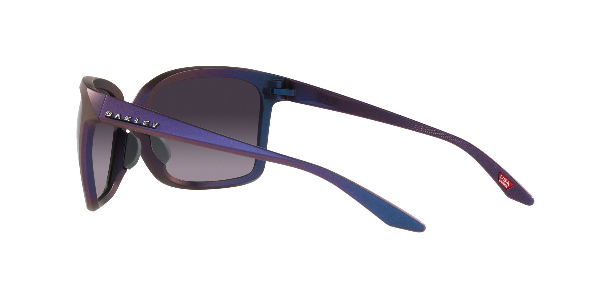Sonnenbrillen Oakley Wildrye OO 9230 (923006) farbe matte cyan/purple colorshift form quadratisch gläser prizm grey sfumato