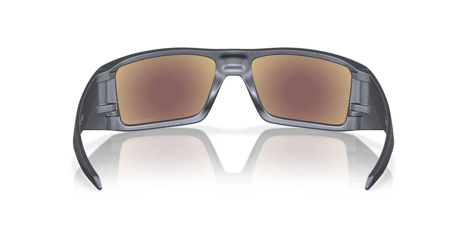 Occhiali da sole Oakley Heliostat OO 9231 (923113) colore acciaio blu forma rettangolare lenti prizm sapphire polarized