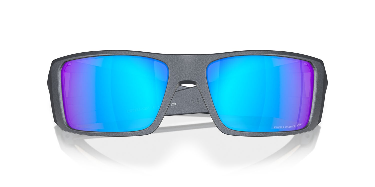 Occhiali da sole Oakley Heliostat OO 9231 (923113) colore acciaio blu forma rettangolare lenti prizm sapphire polarized