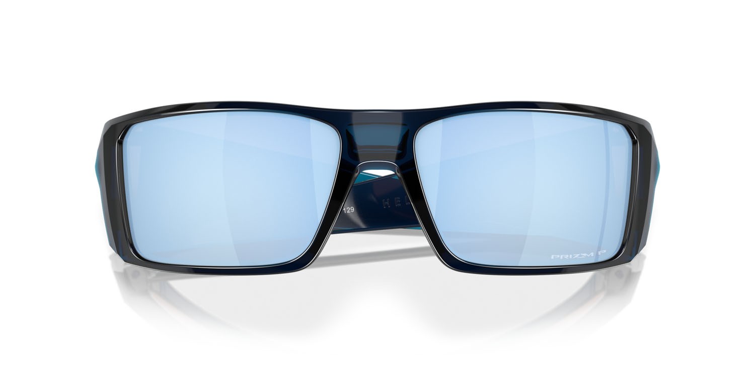Sonnenbrillen Oakley Heliostat OO 9231 (923114) farbe transparent poseidon form rechteckig gläser prizm deep water polarized