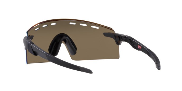 Occhiali da sole Oakley Encoder Strike Vented OO 9235 (923506) colore carbonio opaco forma mask lenti prizm 24k