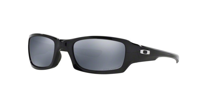 Sonnenbrillen Oakley Fives squared OO 9238 (923806) farbe polished black form rechteckig gläser black iridium polarized