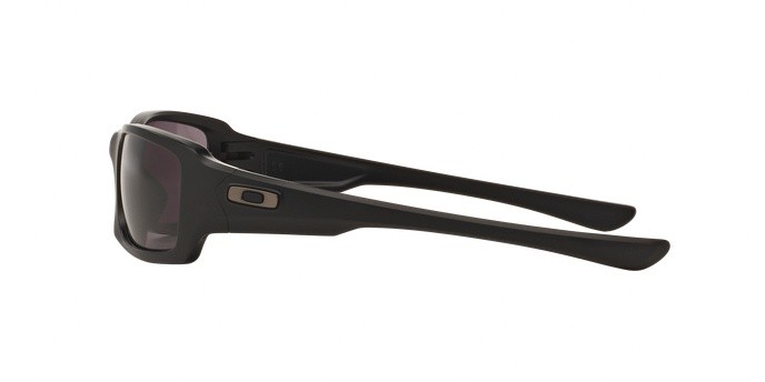 Sonnenbrillen Oakley Fives squared OO 9238 (923810) farbe matte black form rechteckig gläser warm grey