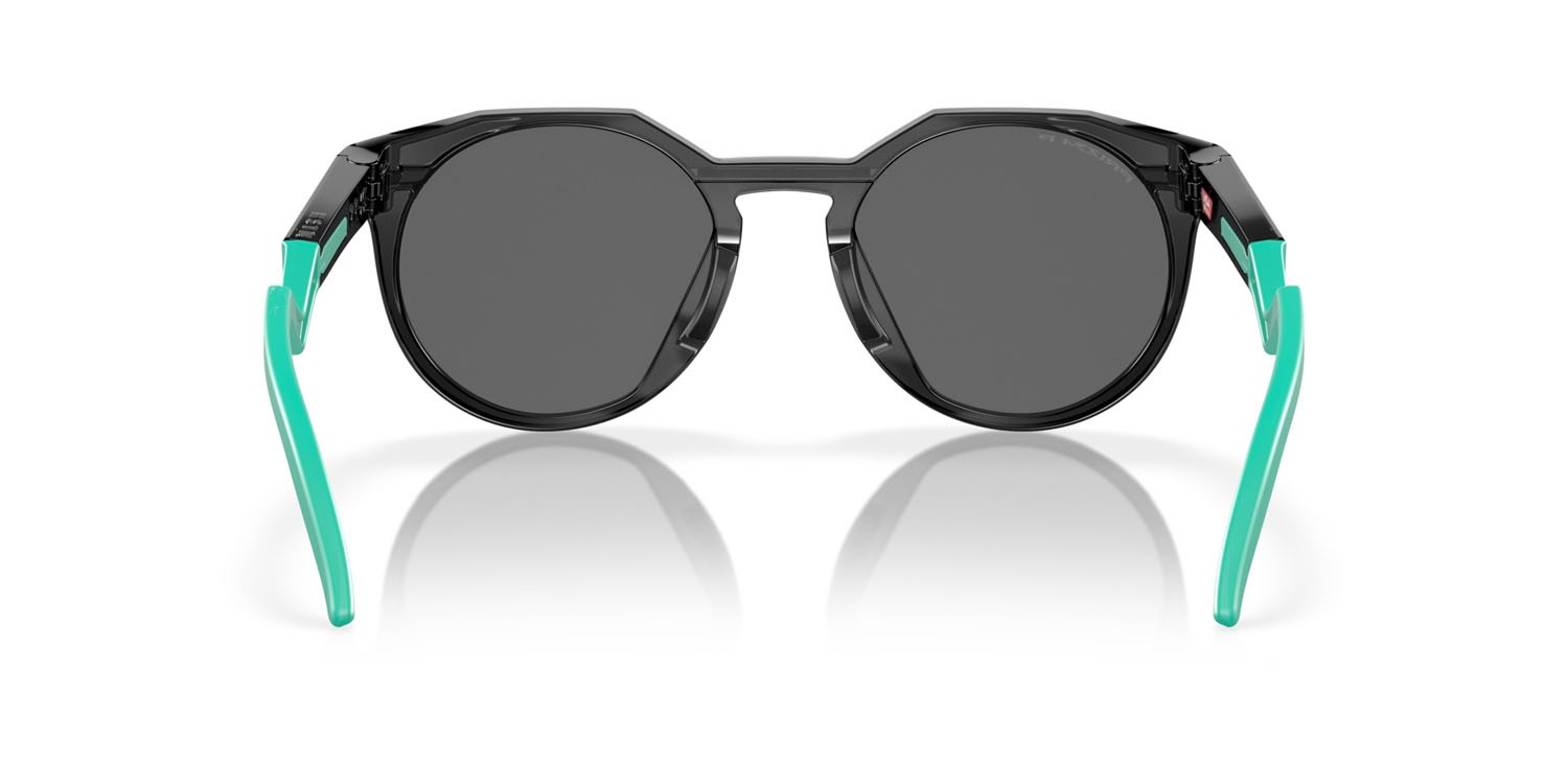Occhiali da sole Oakley HSTN OO 9242 (924209) colore nero inchiostro forma rotondo lenti prizm black polarized
