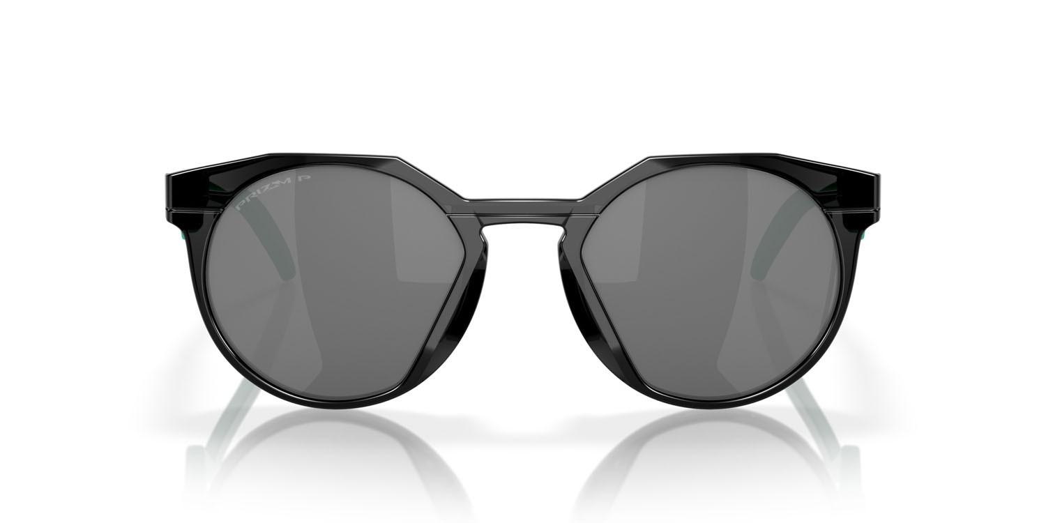 Occhiali da sole Oakley HSTN OO 9242 (924209) colore nero inchiostro forma rotondo lenti prizm black polarized