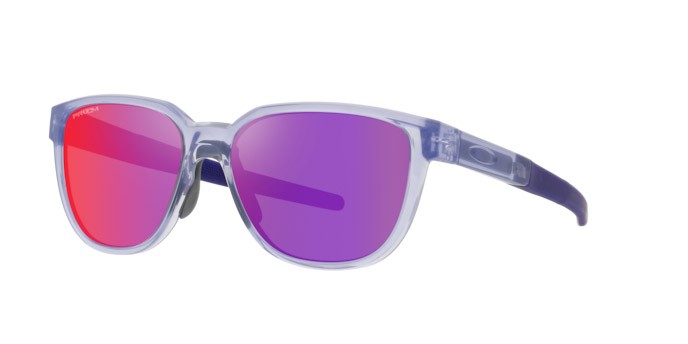 Occhiali da sole Oakley Actuator OO 9250 (925007) colore lilla trasparente forma rettangolare lenti prizm road
