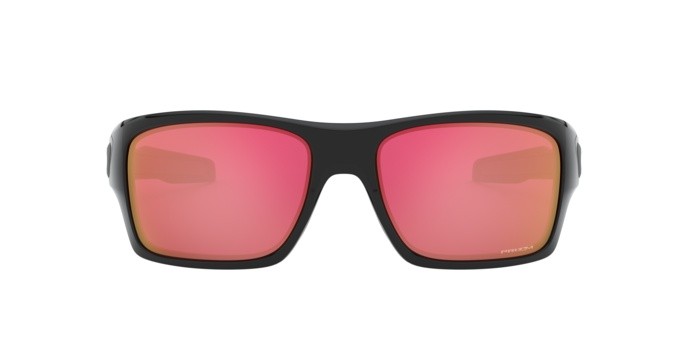 Sonnenbrillen Oakley Turbine Prizm Snow Collection OO 9263 (926358) farbe polished black form rechteckig gläser prizm snow torch