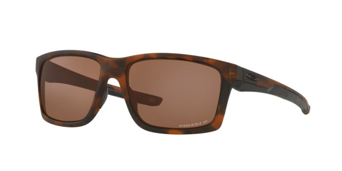 Sonnenbrillen Oakley Mainlink OO 9264 (926449) farbe matte brown tortoise form rechteckig gläser prizm tungsten polarized