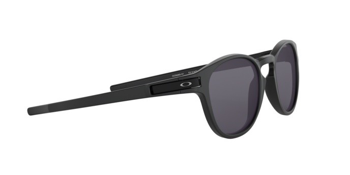 Sonnenbrillen Oakley Latch OO 9265 (926501) farbe matte black form oval gläser grey