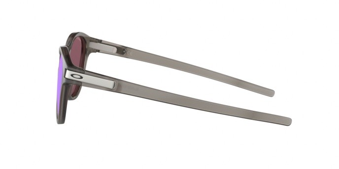 Sonnenbrillen Oakley Latch OO 9265 (926532) farbe matte grey ink form oval gläser prizm sapphire polarized