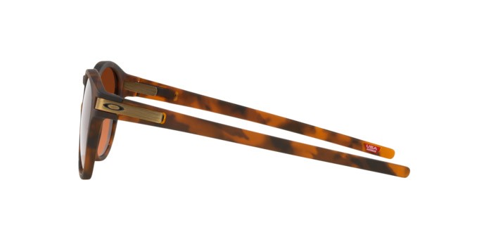Sonnenbrillen Oakley Latch OO 9265 (926560) farbe matte brown tortoise form oval gläser prizm brown gradient