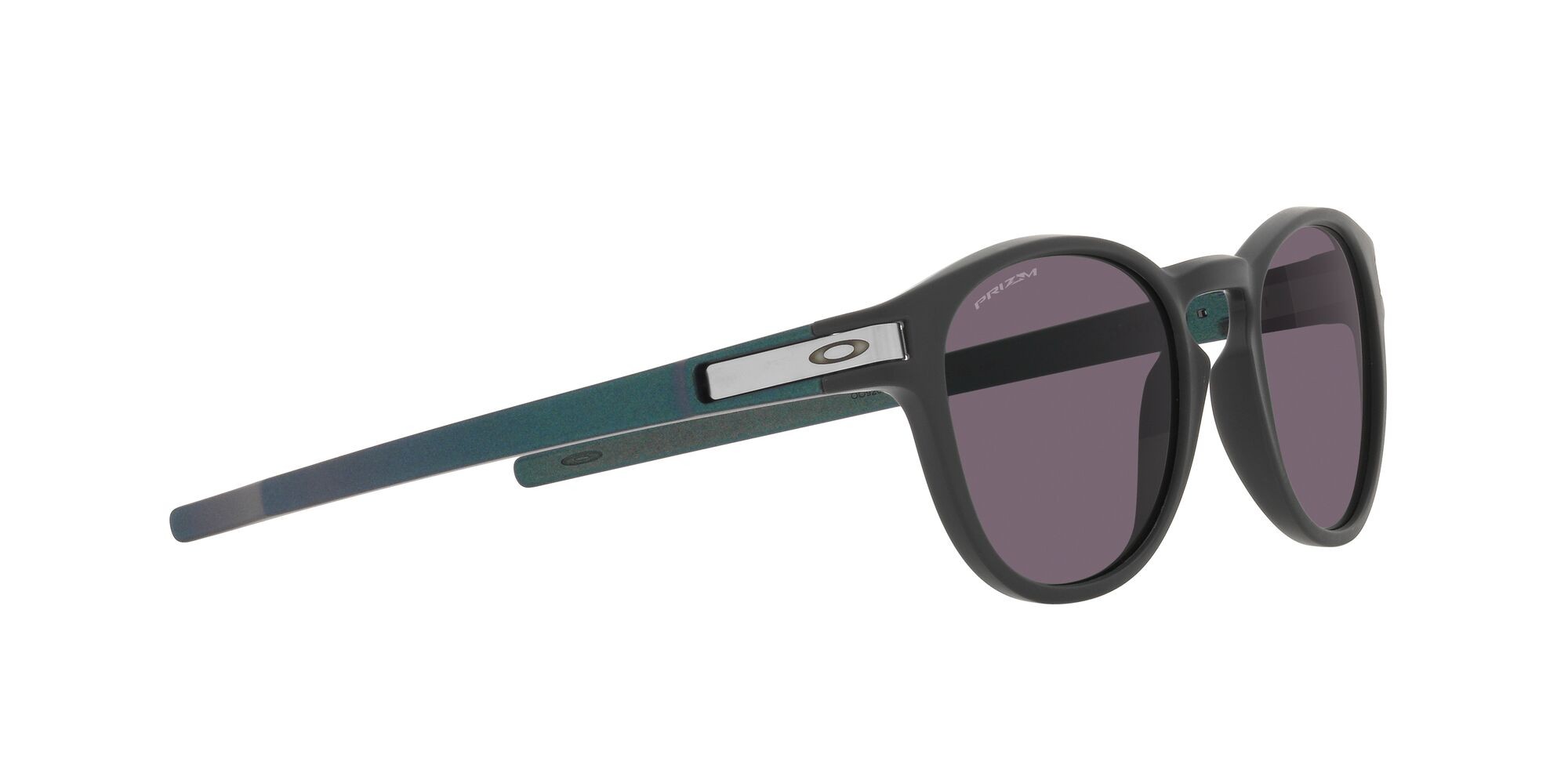 Sonnenbrillen Oakley Latch OO 9265 (926562) farbe carbonio opaco form rund gläser prizm grey