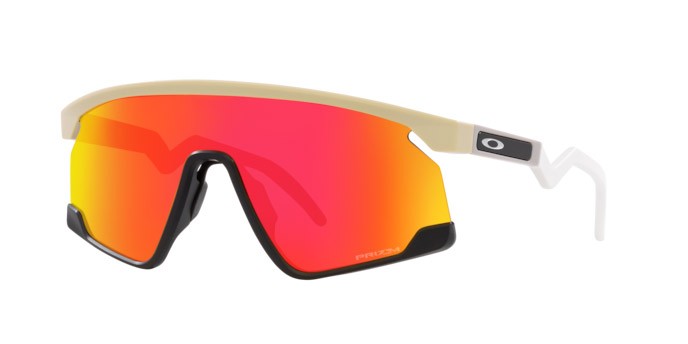 Sonnenbrillen Oakley BXTR OO 9280 (928004) farbe desert tan opaco form maske gläser prizm ruby