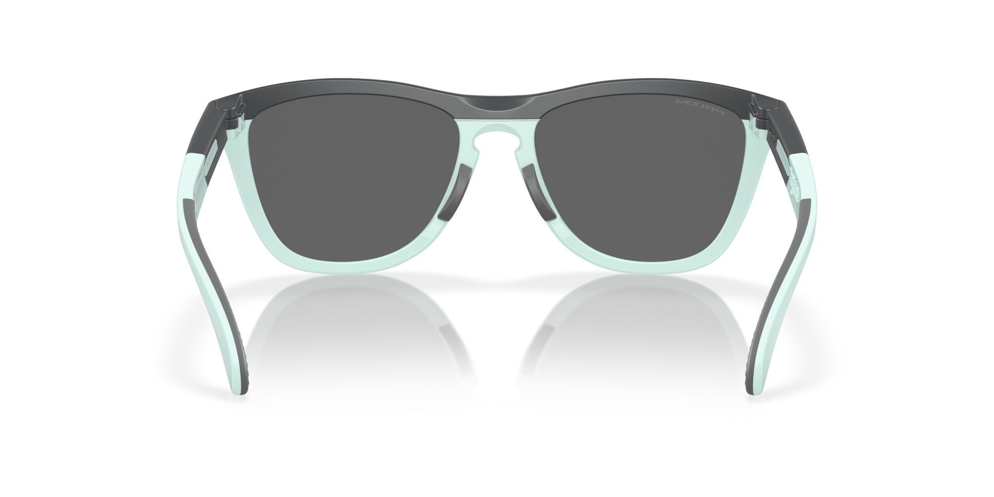 Sonnenbrillen Oakley Frogskins Range OO 9284 (928403) farbe matte carbon/blue milkshake form rund gläser prizm black