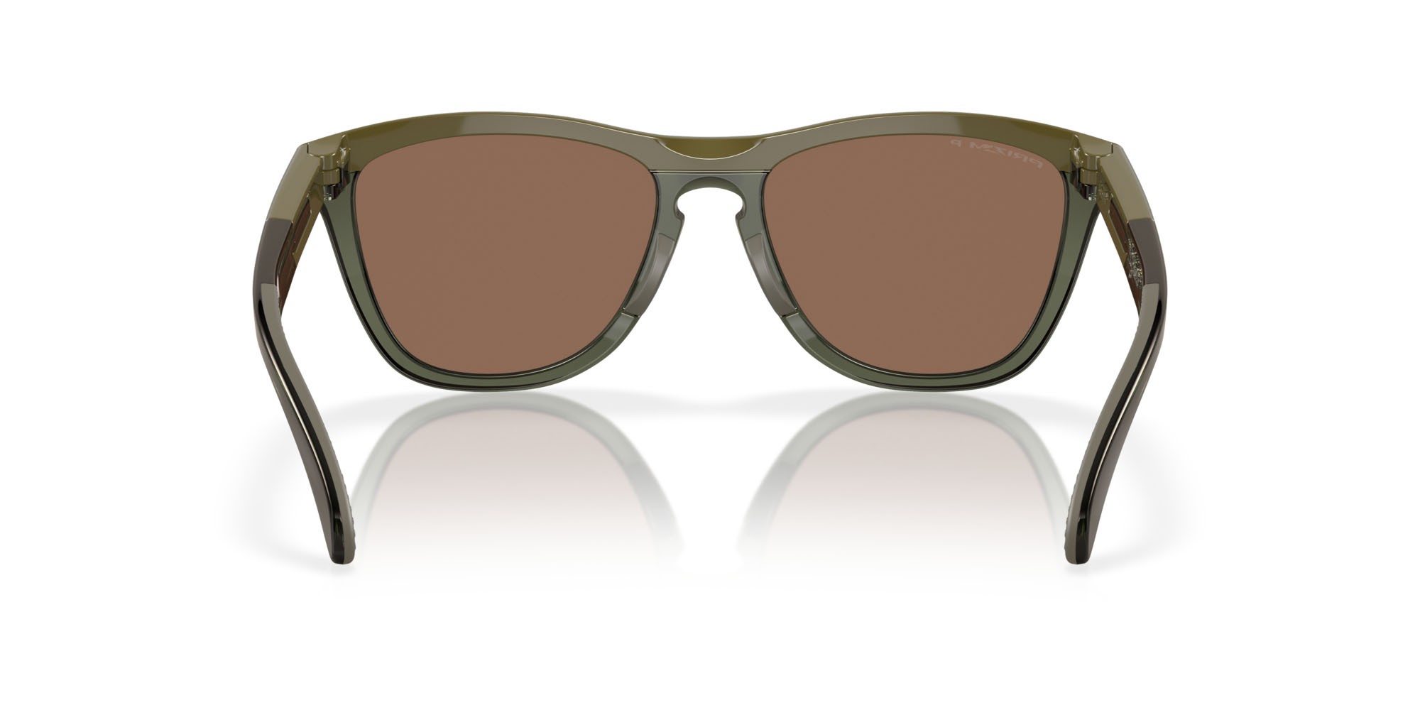 Sunglasses Oakley Frogskins Range OO 9284 (928408) color scuro spazzolato shape round lenses prizm 24k polarized