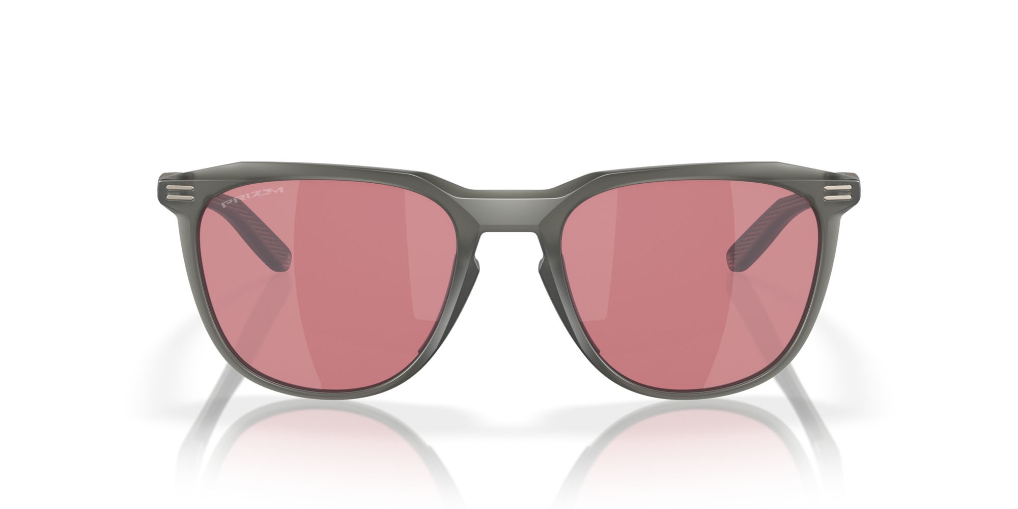 Sunglasses Oakley Thurso OO 9286 (928604) color grigio fumo opaco shape round lenses prizm dark golf