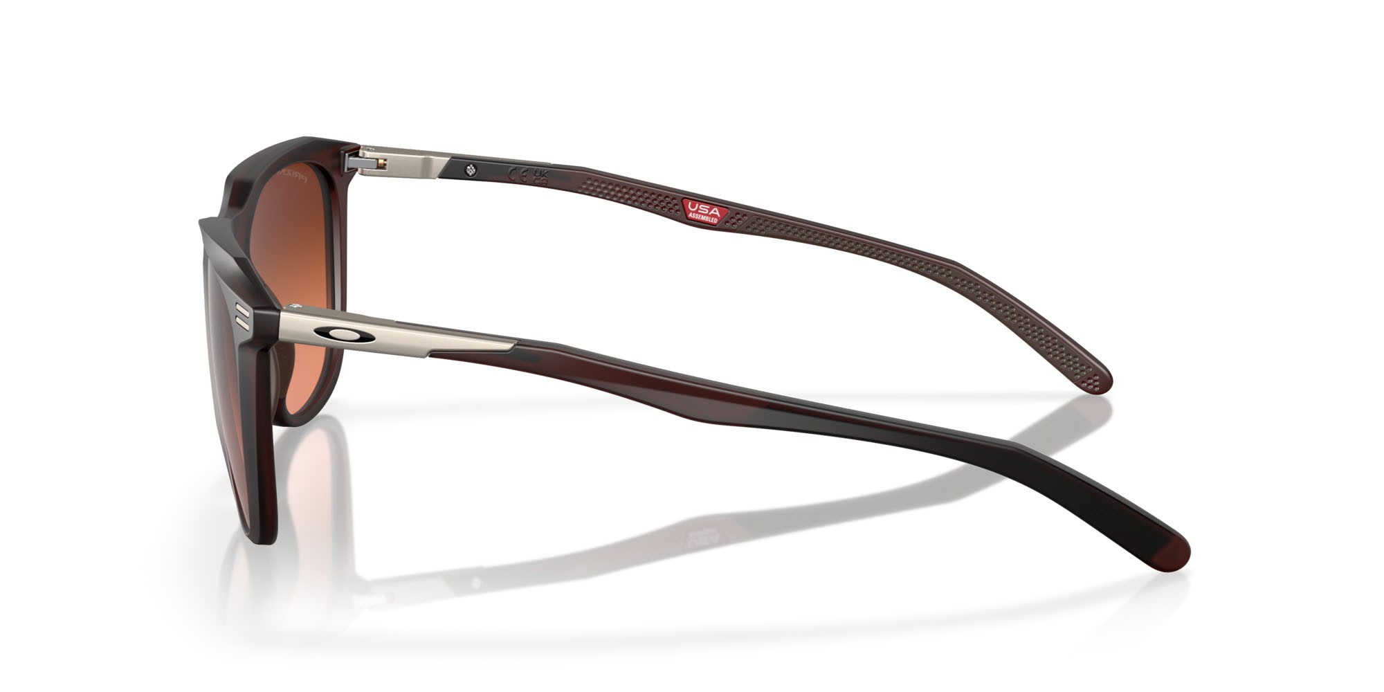 Sonnenbrillen Oakley Thurso OO 9286 (928606) farbe rootbeer opaco form rund gläser prizm marrone sfumato