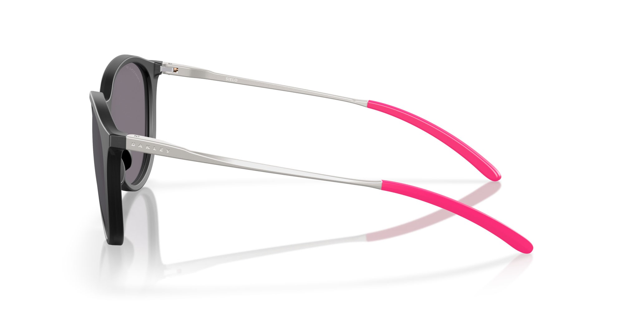 Sonnenbrillen Oakley Sielo OO 9288 (928801) farbe black ink opaco form rund gläser prizm grey polarized