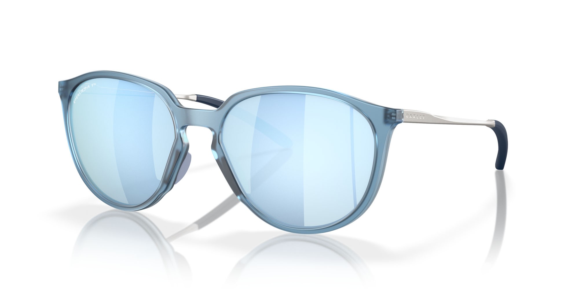 Sonnenbrillen Oakley Sielo OO 9288 (928804) farbe opaco effetto invecchiato form rund gläser prizm deep water polarized