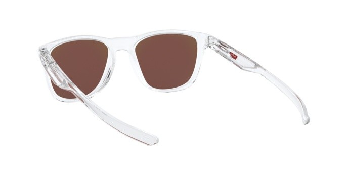 Sonnenbrillen Oakley Trillbe x OO 9340 (934005) farbe polished clear form rechteckig gläser sapphire iridium polarized