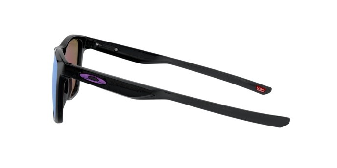 Sonnenbrillen Oakley Trillbe x OO 9340 (934022) farbe black ink form rechteckig gläser prizm violet polarized