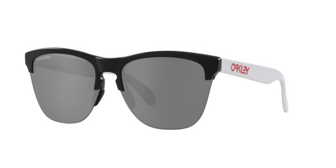 Sonnenbrillen Oakley Frogskins Lite OO 9374 (937453) farbe nero opaco form quadratisch gläser prizm black
