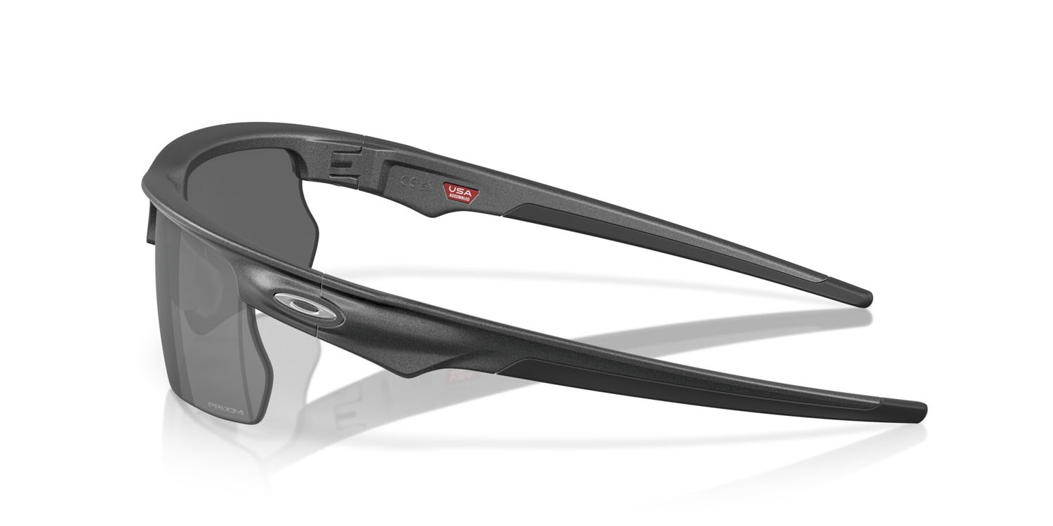 Sonnenbrillen Oakley Bisphaera OO 9400 (940002) farbe acciaio form rechteckig gläser prizm black