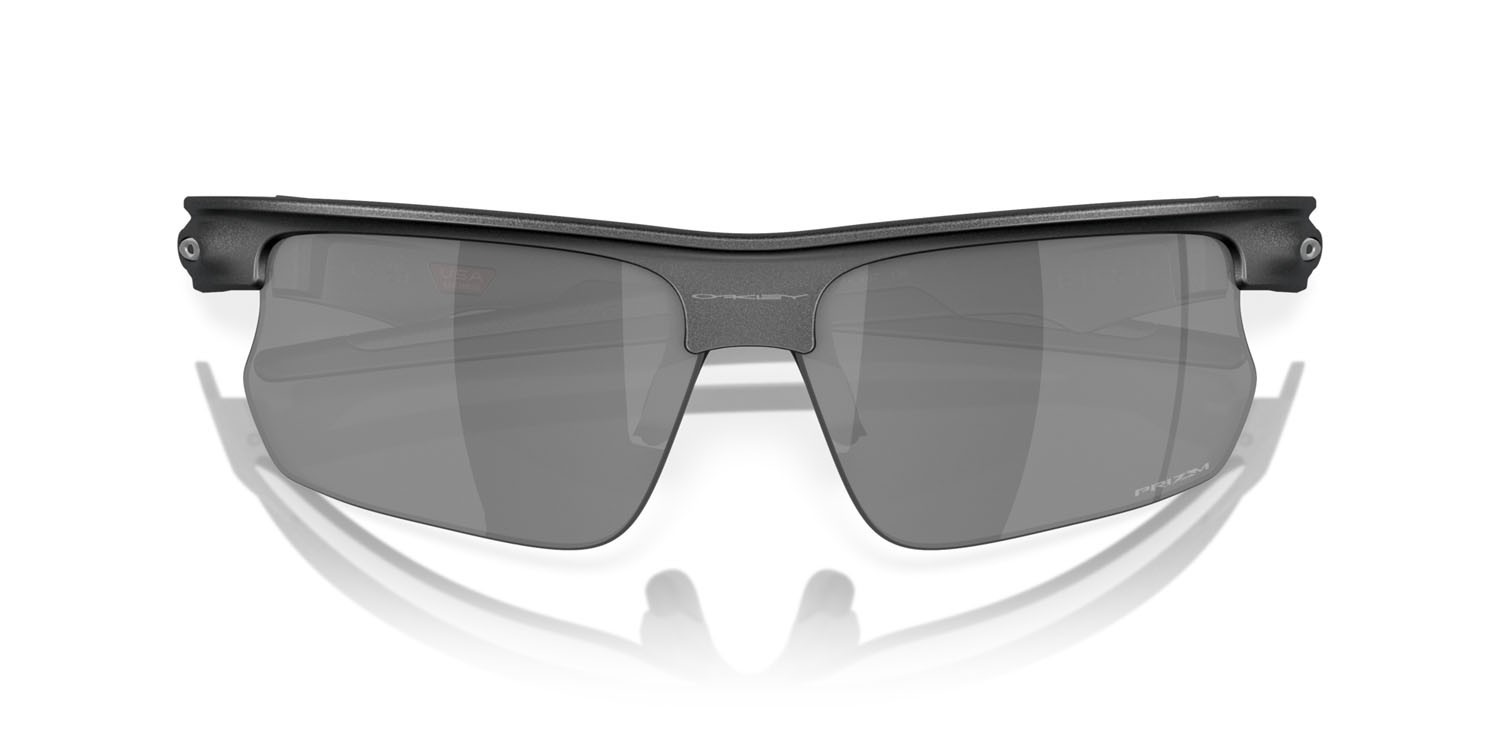 Sonnenbrillen Oakley Bisphaera OO 9400 (940002) farbe acciaio form rechteckig gläser prizm black