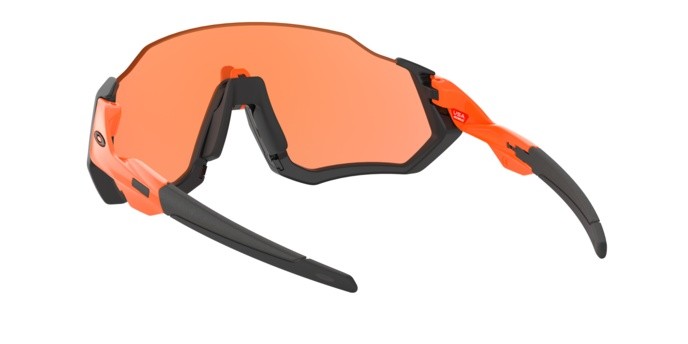 Sonnenbrillen Oakley Flight jacket OO 9401 (940104) farbe matte black form rechteckig gläser prizm trail