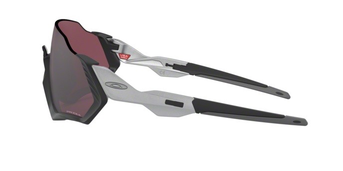 Sonnenbrillen Oakley Flight jacket OO 9401 (940109) farbe matte black form rechteckig gläser prizm road black