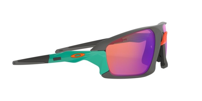 Sonnenbrillen Oakley Field jacket OO 9402 (940204) farbe matte dark grey form rechteckig gläser prizm trail