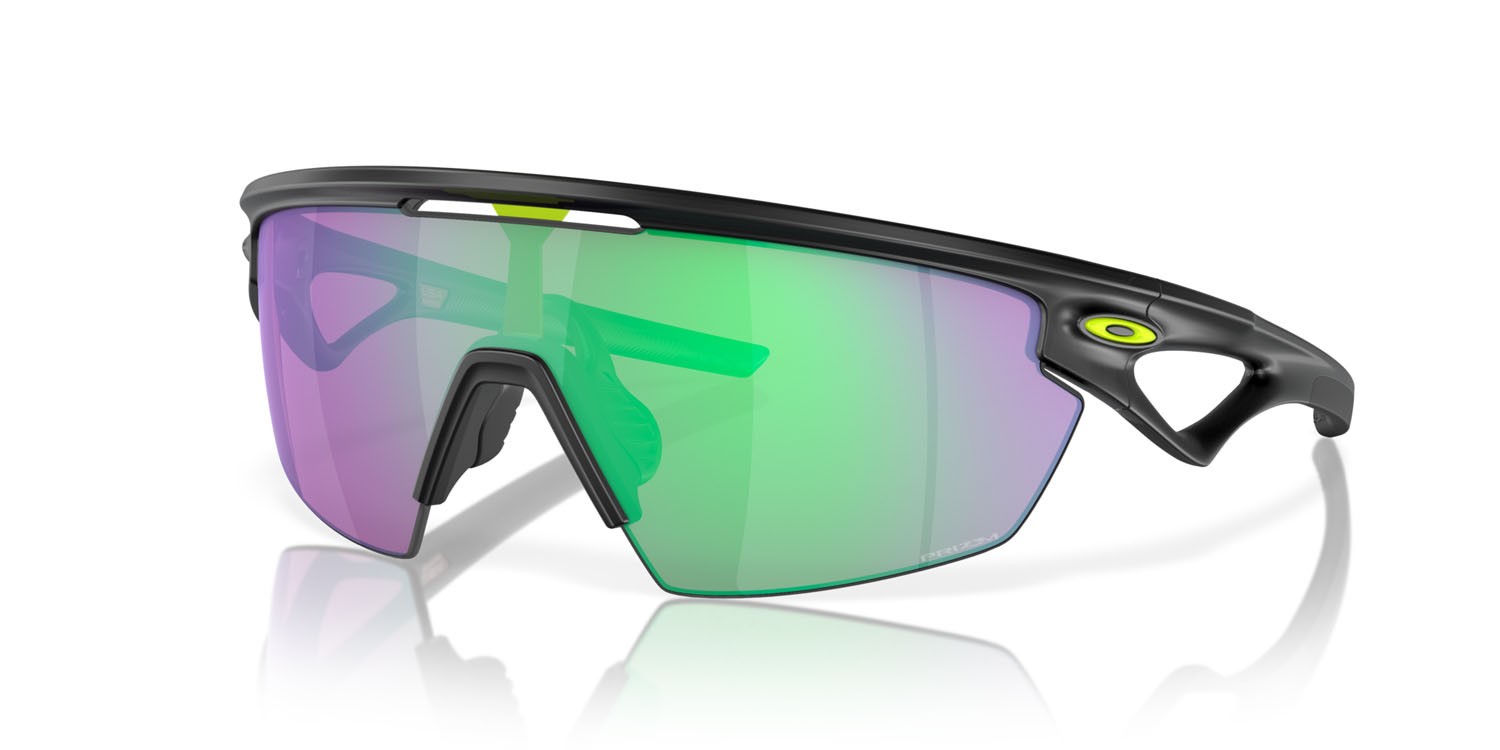 Sonnenbrillen Oakley Sphaera OO 9403 (940308) farbe black ink opaco form maske gläser prizm road jade