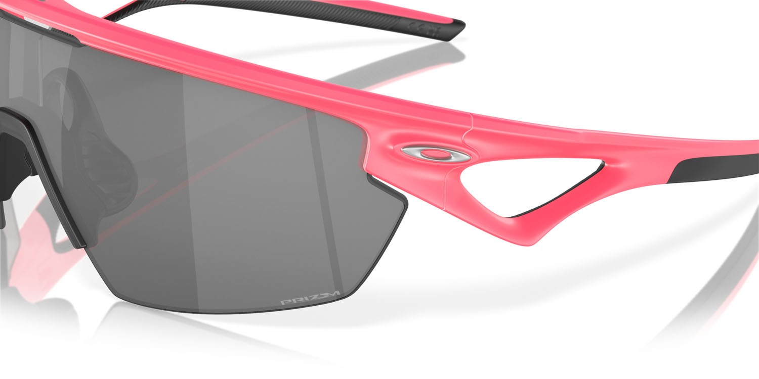 Sonnenbrillen Oakley Sphaera OO 9403 (940310) farbe rosa neon opaco form maske gläser prizm black