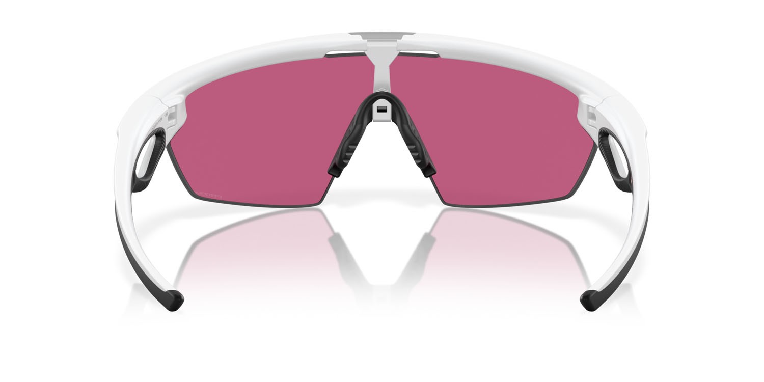 Sonnenbrillen Oakley Sphaera OO 9403 (940311) farbe bianco opaco form maske gläser prizm field