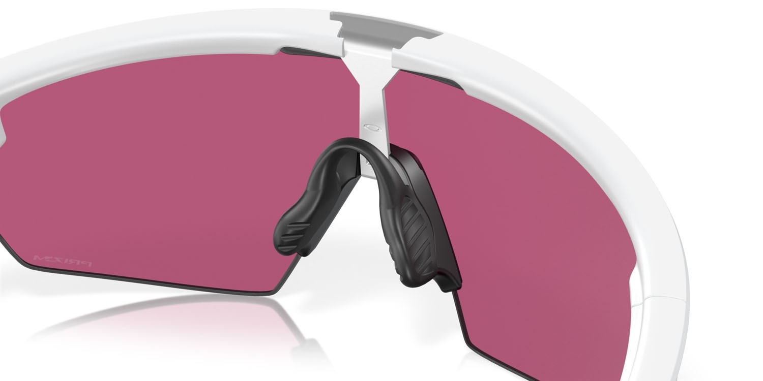 Sonnenbrillen Oakley Sphaera OO 9403 (940311) farbe bianco opaco form maske gläser prizm field