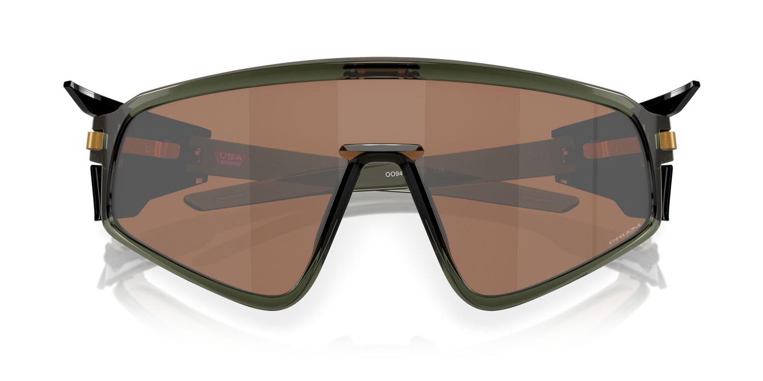 Sonnenbrillen Oakley Latch Panel OO 9404 (940403) farbe verde oliva/inchiostro form maske gläser prizm tungsten