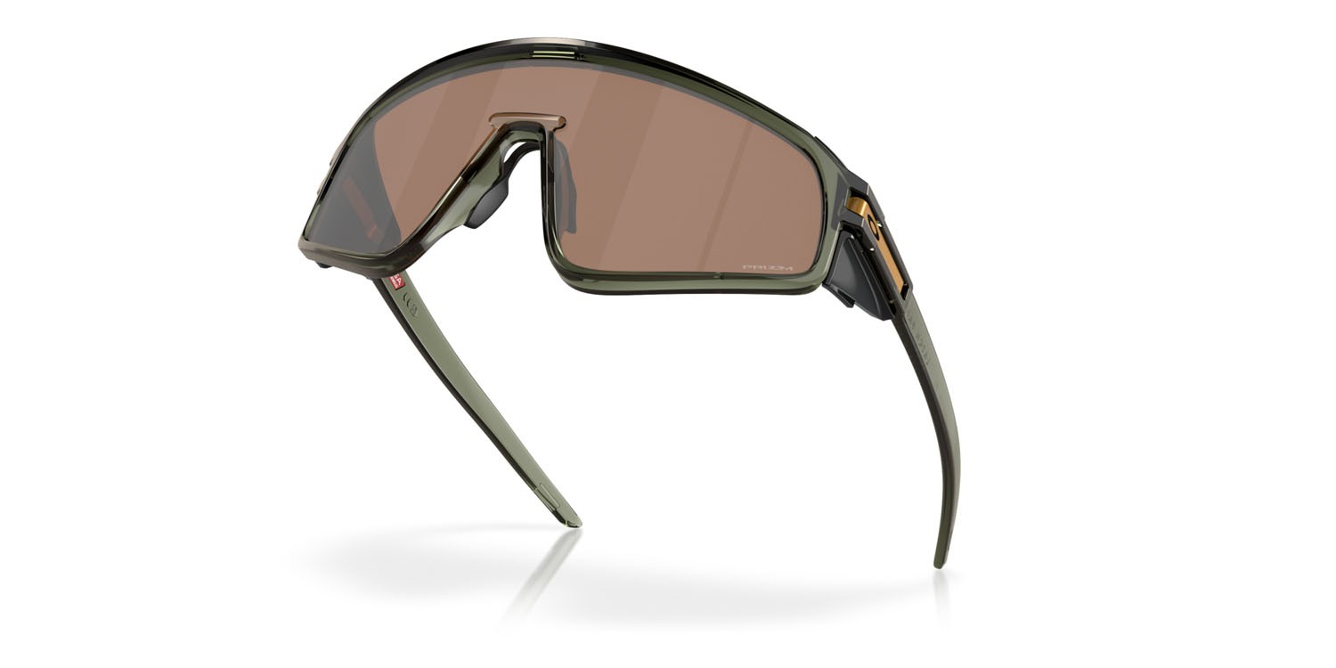 Sonnenbrillen Oakley Latch Panel OO 9404 (940403) farbe verde oliva/inchiostro form maske gläser prizm tungsten