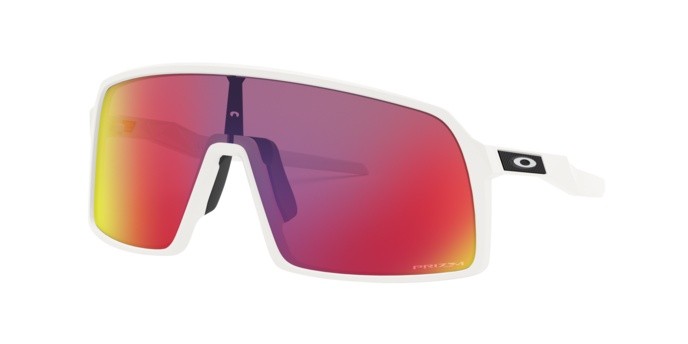 Sonnenbrillen Oakley Sutro OO 9406 (940606) farbe matte white form rechteckig gläser prizm road