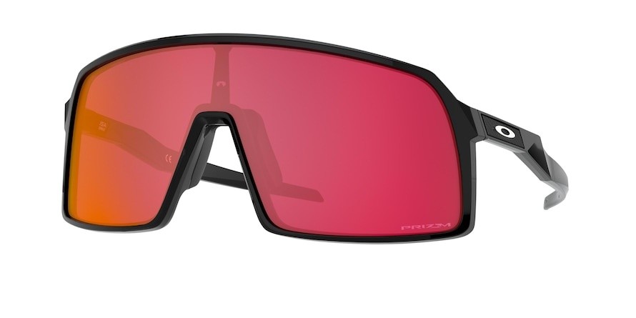 Sunglasses Oakley Sutro OO 9406 (940623) color polished black shape rectangle lenses prizm snow torch iridium