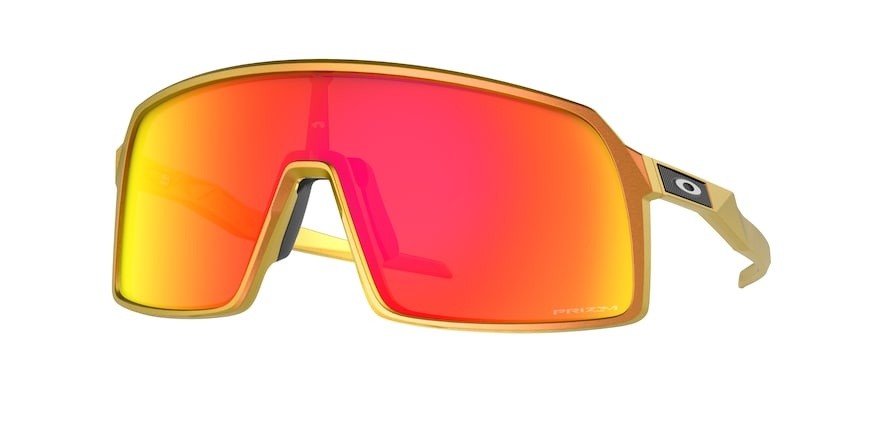 Sonnenbrillen Oakley Sutro Troy Lee Designs OO 9406 (940648) farbe tld red gold shift form rechteckig gläser prizm ruby