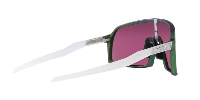 Sonnenbrillen Oakley Sutro OO 9406 (9406A2) farbe matte silver green colorshift form maske gläser prizm road jade