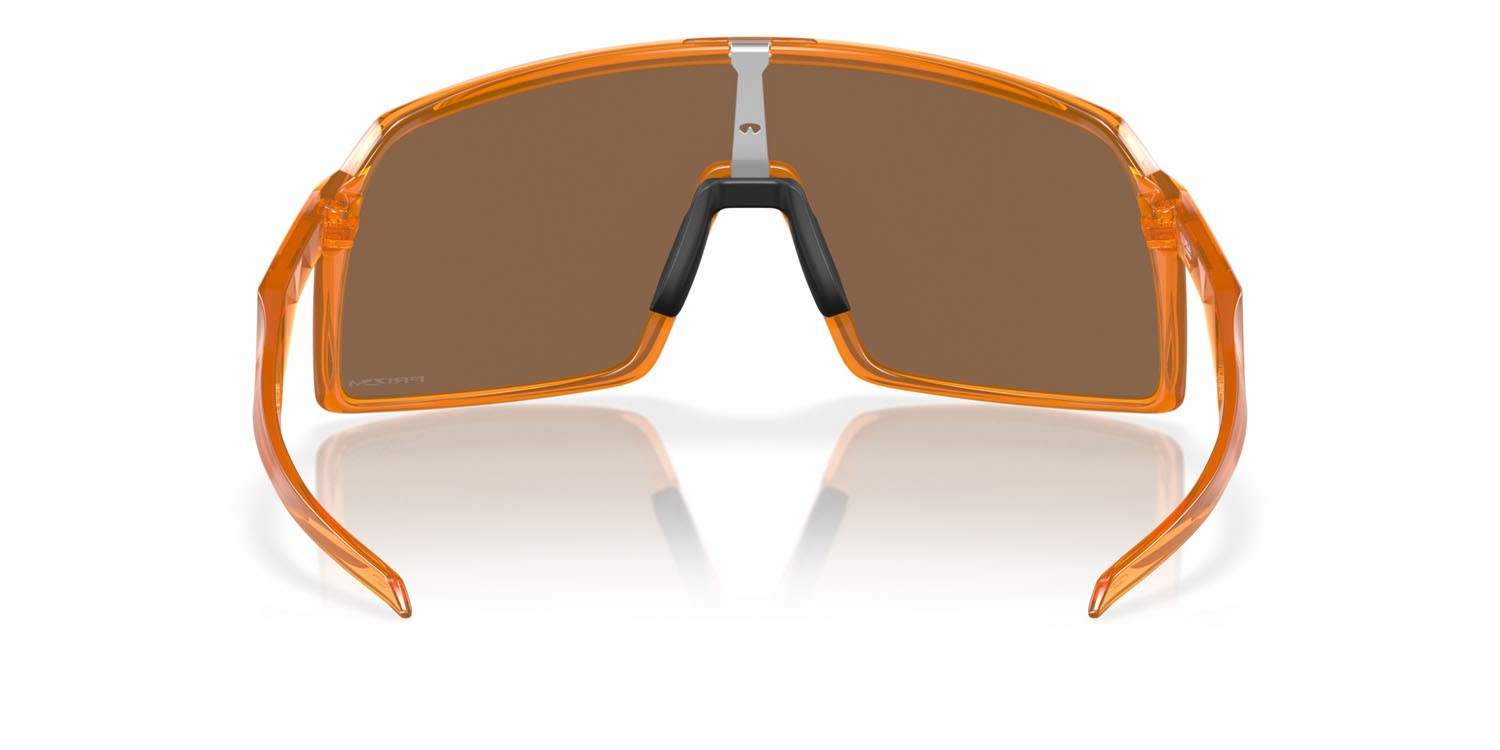 Occhiali da sole Oakley Sutro OO 9406 (9406A9) colore transparent ginger forma mask lenti prizm bronze