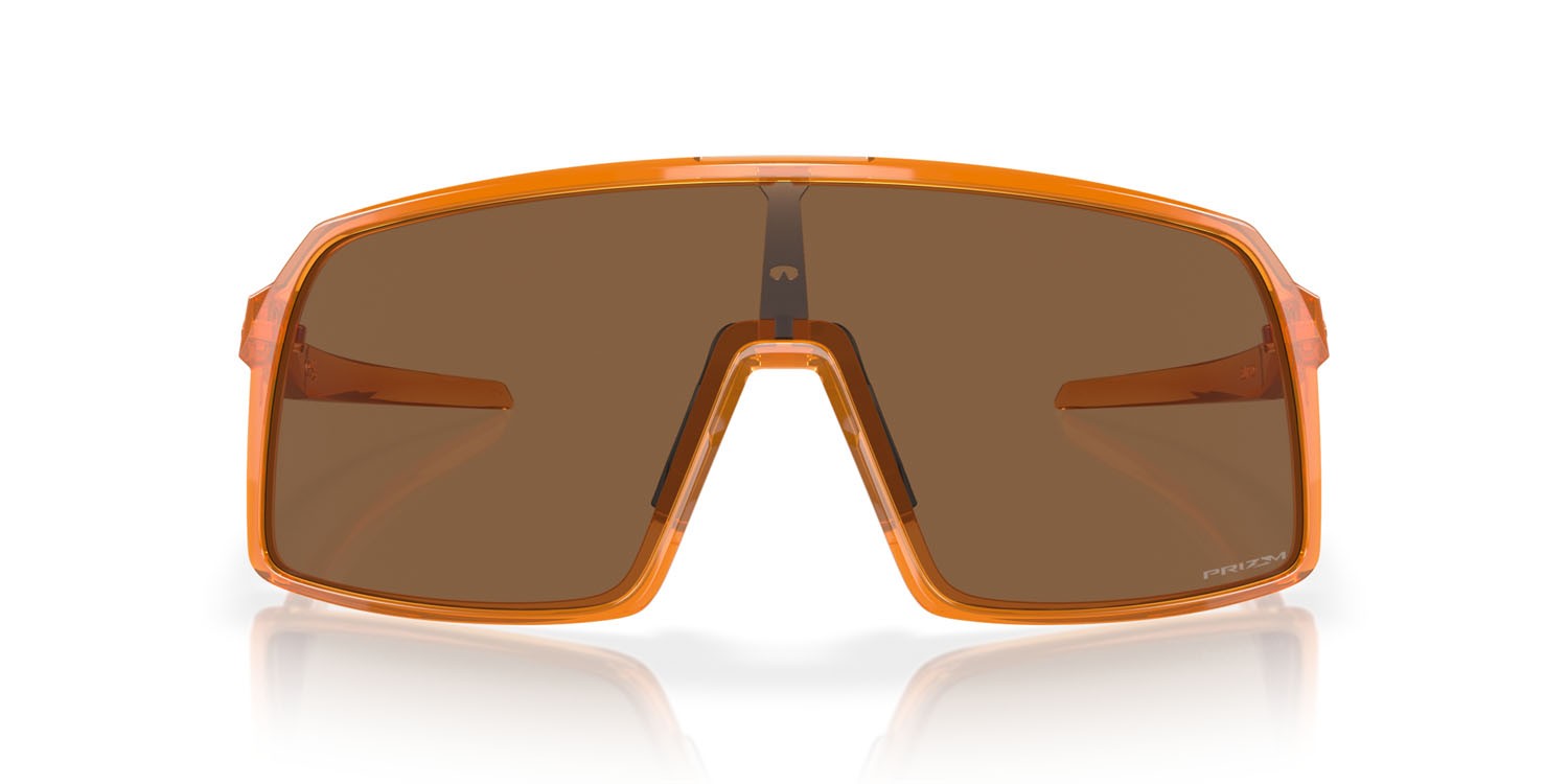 Occhiali da sole Oakley Sutro OO 9406 (9406A9) colore transparent ginger forma mask lenti prizm bronze